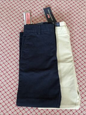 Vineyard Vines Navy and Cream Boys Chinos